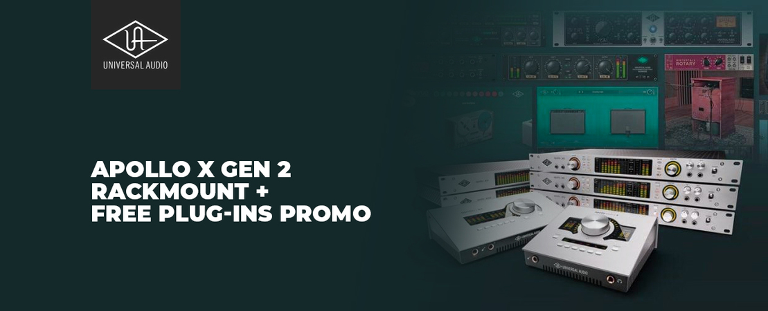 Apollo X Rack Gen 2: 15 plug-in UAD in Regalo con Ogni Interfaccia Acquistata Apollo X Rack Gen 2: 15 plug-in UAD in Regalo con Ogni Interfaccia Acquistata