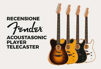 Acoustasonic Player Telecaster: l'Ibrida Acustica/Elettrica di Fender