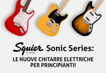 Squier Sonic Series: Le Nuove Chitarre Elettriche per Principianti!