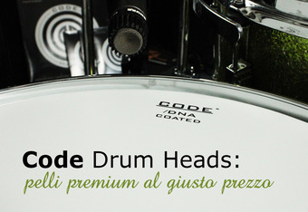 Code Drum Heads: Pelli premium al giusto prezzo