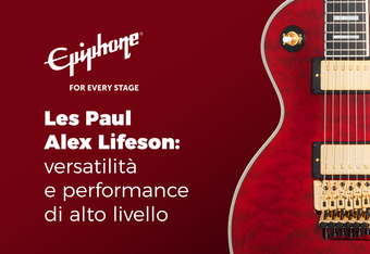 Epiphone Les Paul Alex Lifeson Custom Axcess: Versatilit� e Performance di Alto Livello�