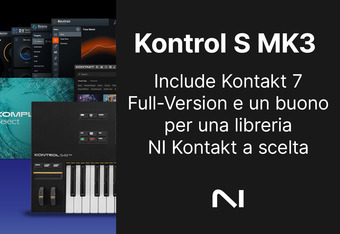 Novit� Native Instruments: Arrivano Kontakt 7 Full-Versione + Buono per Libreria a Scelta 