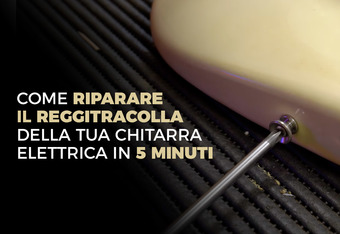 Come Riparare il Reggitracolla della tua Chitarra Elettrica in 5 Minuti