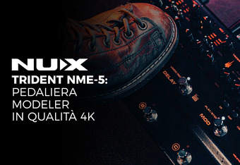 Nux Trident NME-5: Pedaliera Modeler in Qualit� 4K