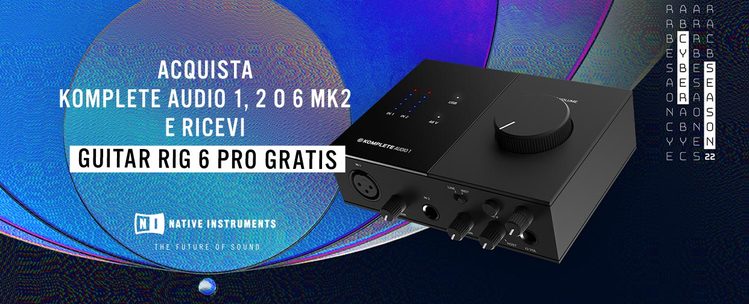 Ricevi Gratis Guitar Rig 6 Pro Acquistando una Scheda Audio Komplete Audio