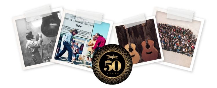 Taylor Guitars festeggia i suoi primi 50 anni con una serie dedicata