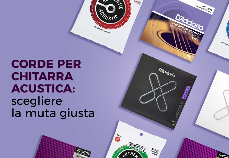Corde Acustiche D'Addario EJ26 Phosphor Bronze &ndash; Scalatura 11-52 Per Chitarra