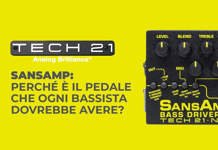 TECH 21 Sansamp Bass Driver DI V2 | Strumenti Musicali .net
