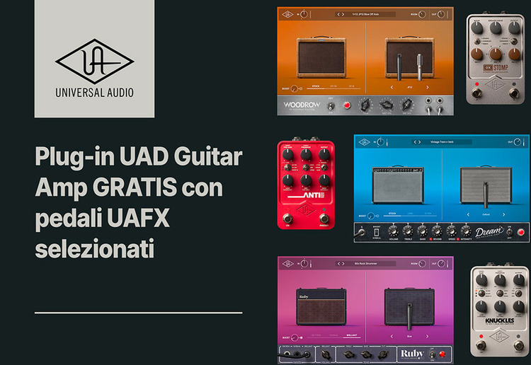 UNIVERSAL AUDIO UAFX Ruby '63 Top Boost Amplifier | Strumenti